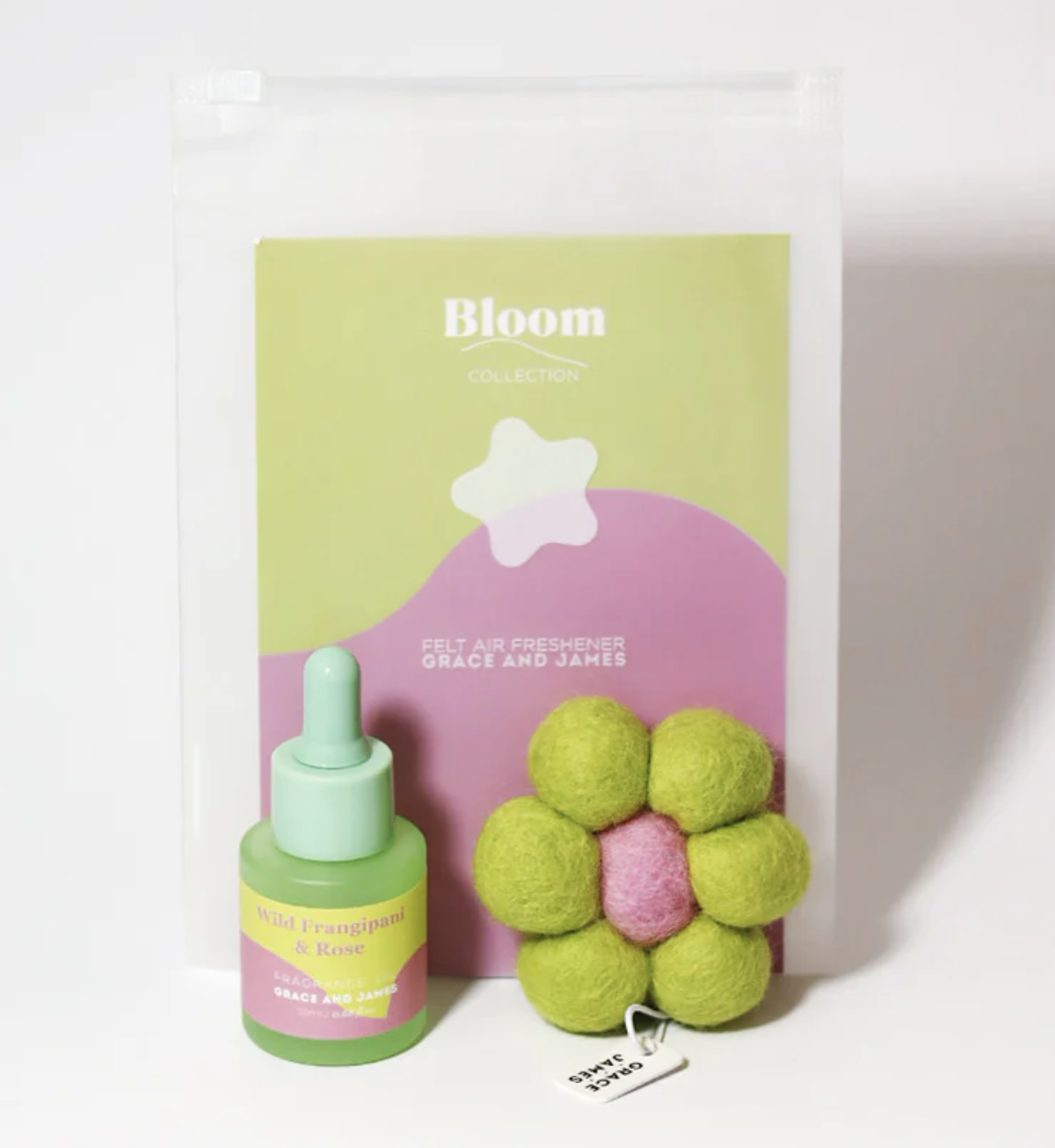 Felt Air Freshener | Wild Frangipani & Rose