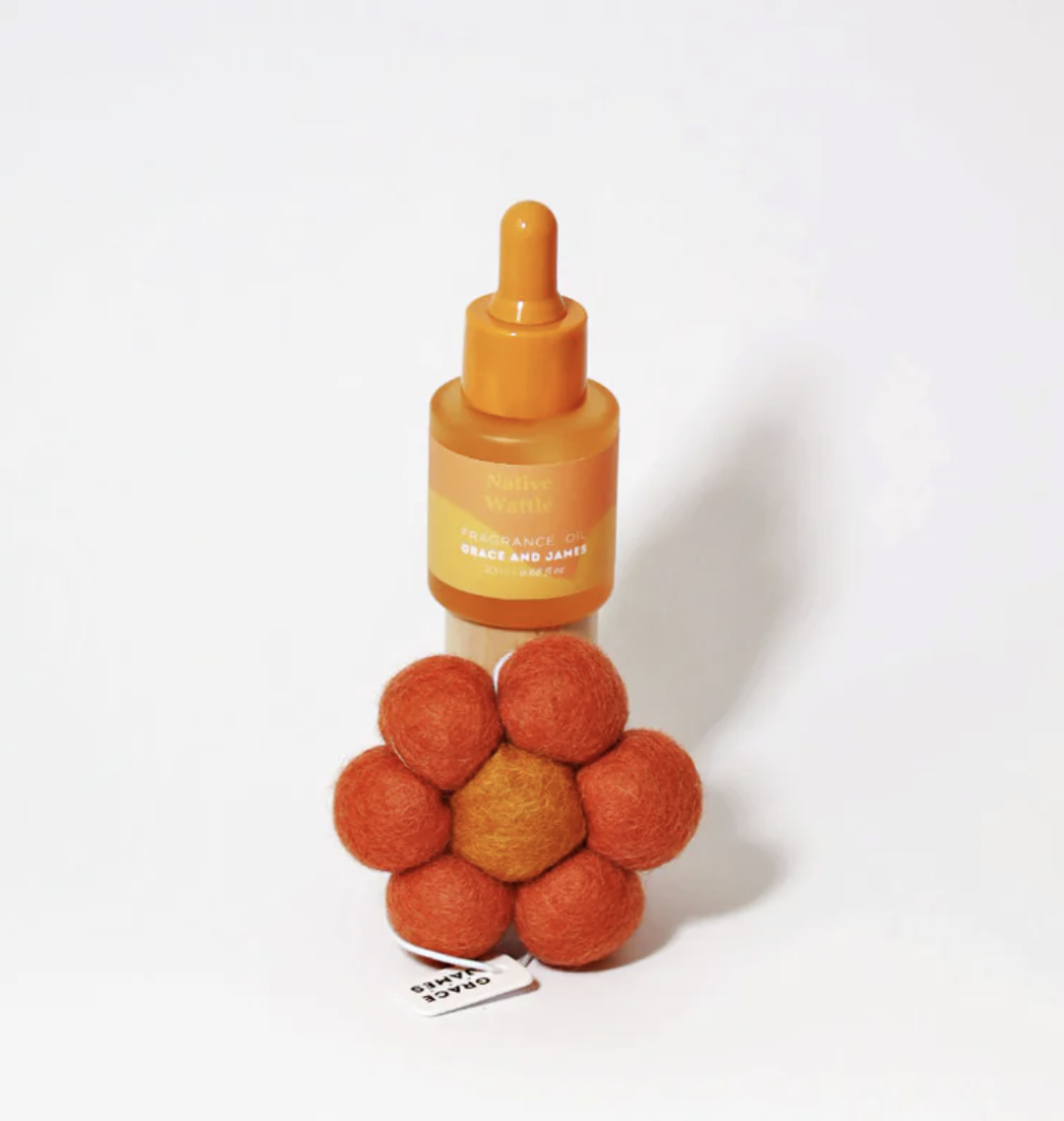Felt Air Freshener | Native Wattle