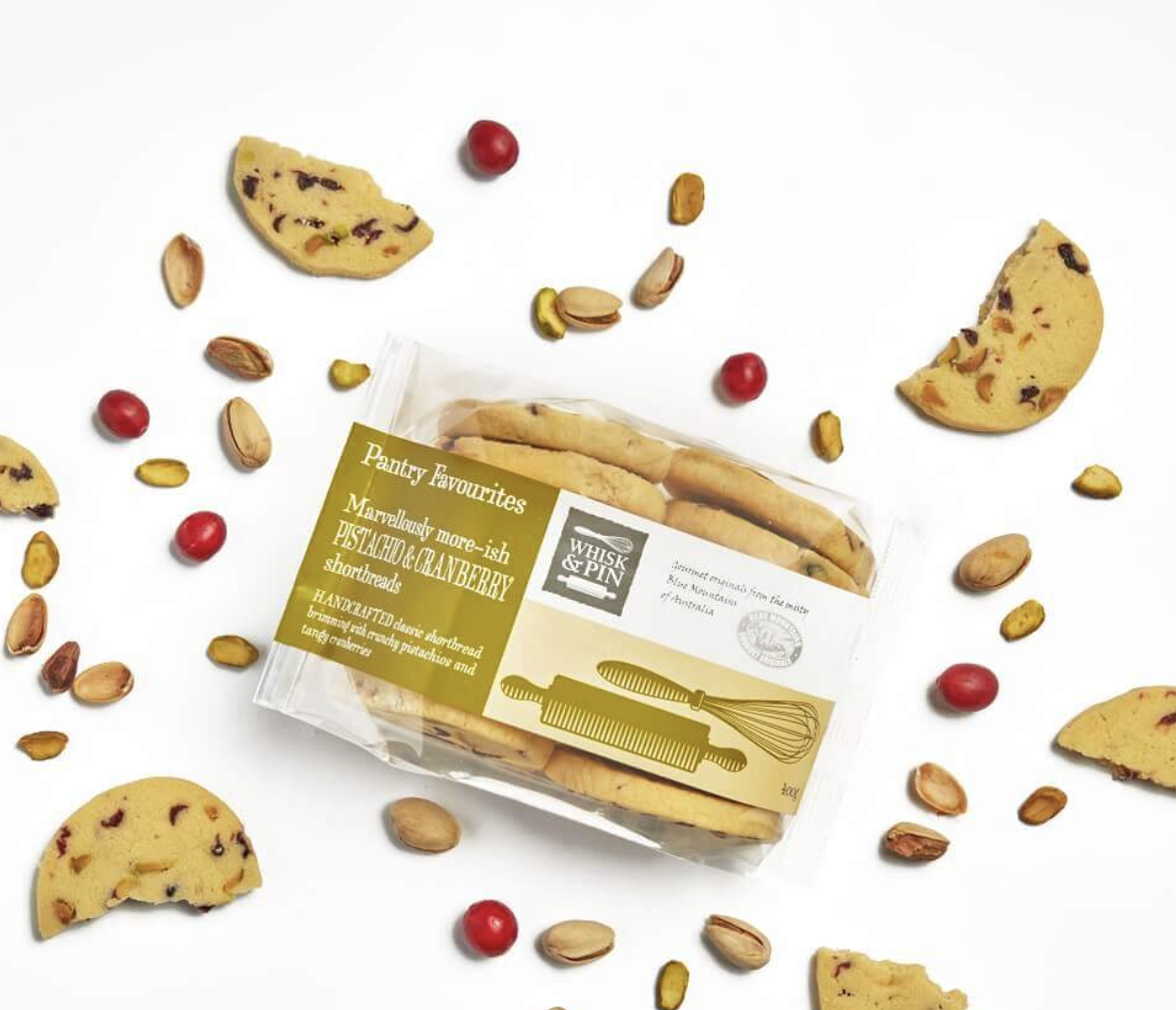 Pantry Favourites | Pistachio & Cranberry Shortbreads | 400g