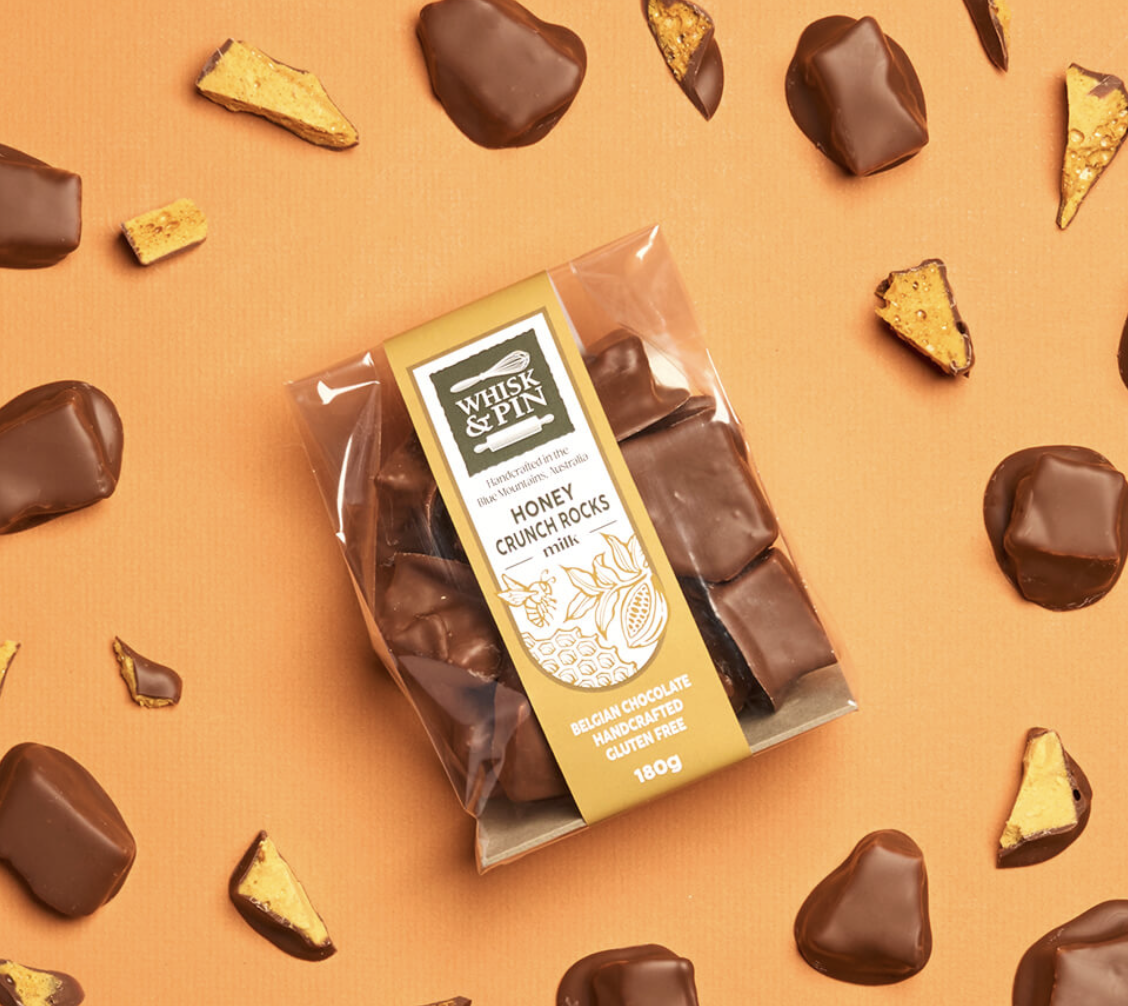 Milk Chocolate Honey Crunch Rocks | 180