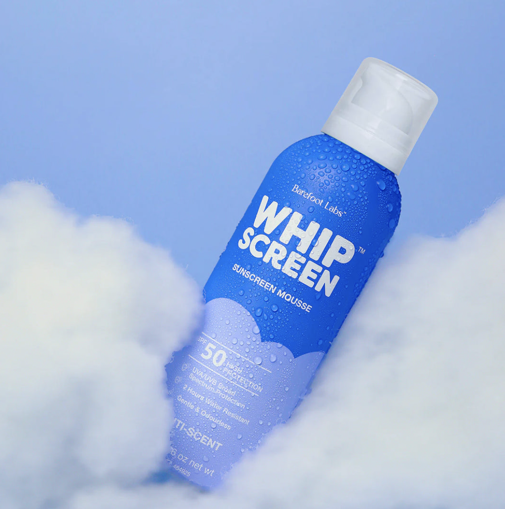 WhipScreen SPF50 Sunscreen Mousse | Unscented