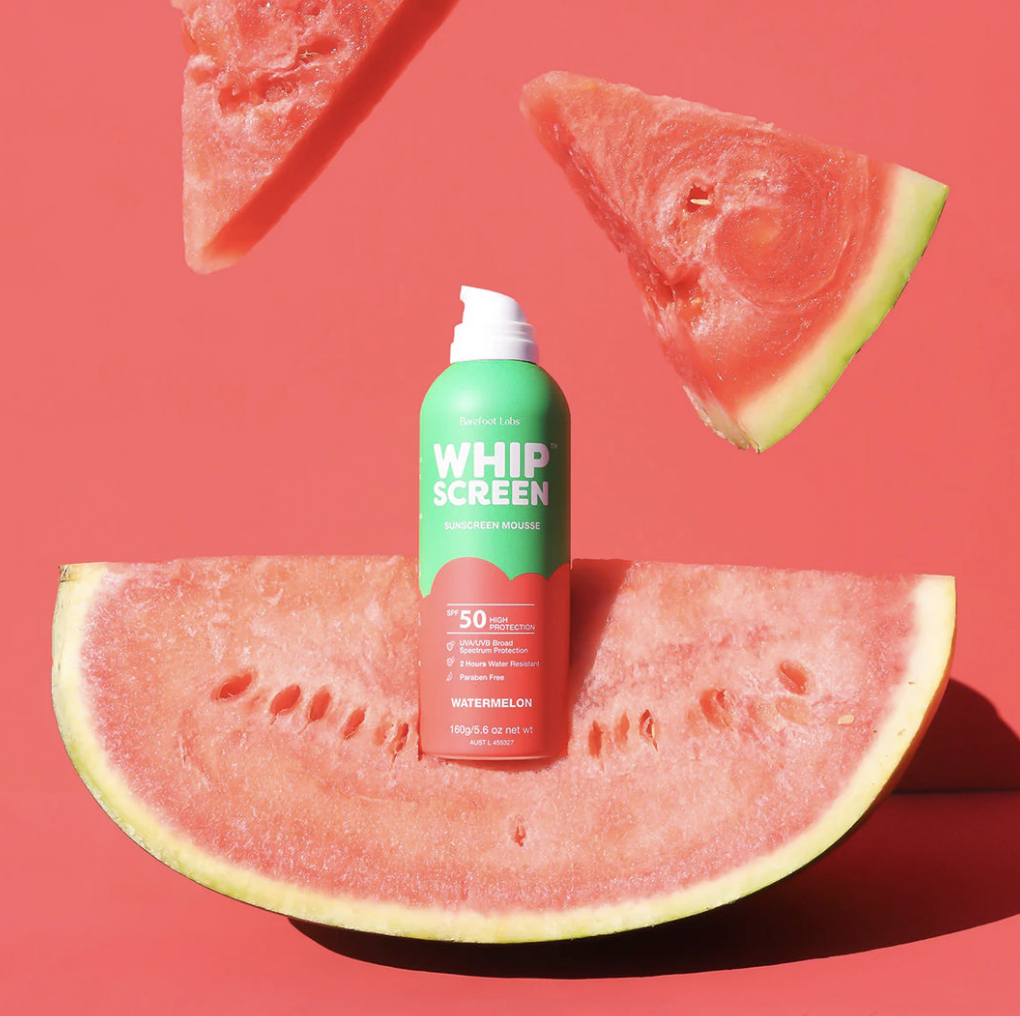 WhipScreen SPF50 Sunscreen Mousse | Watermelon