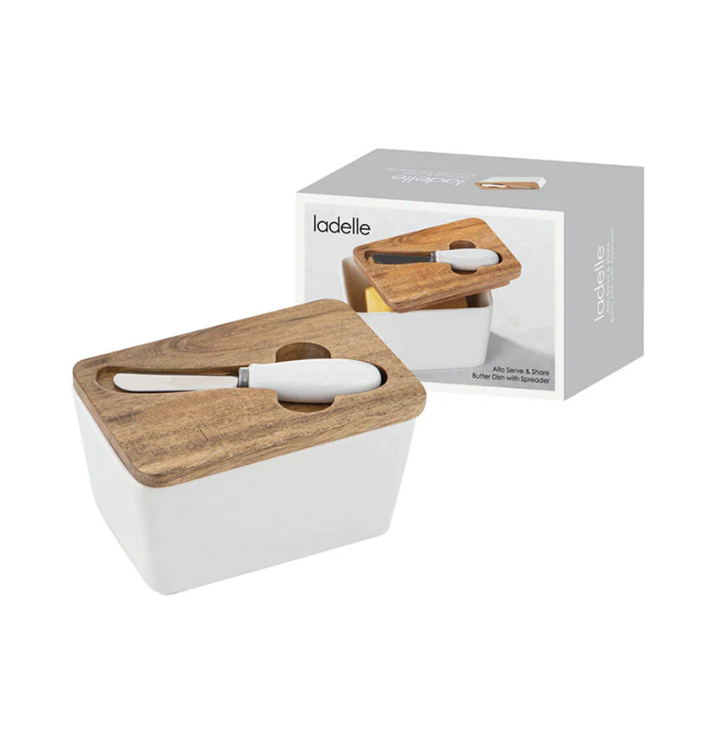 Alto Serve & Share | Butter Dish with Spreader