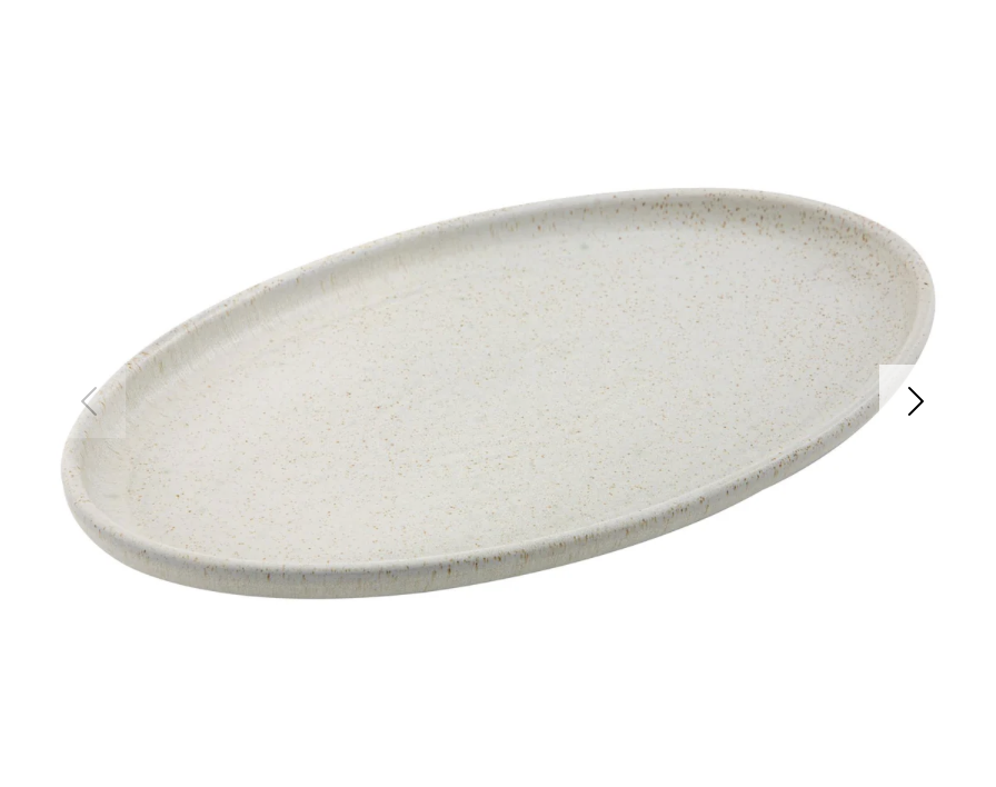 Eden Cream Oblong Platter