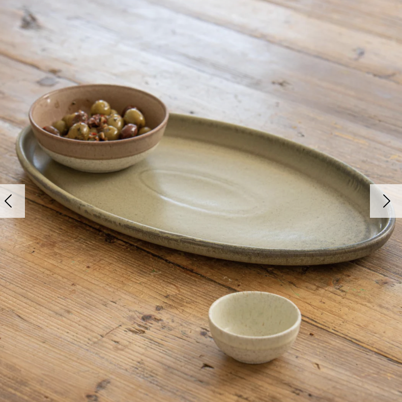 Eden Green Oblong Platter
