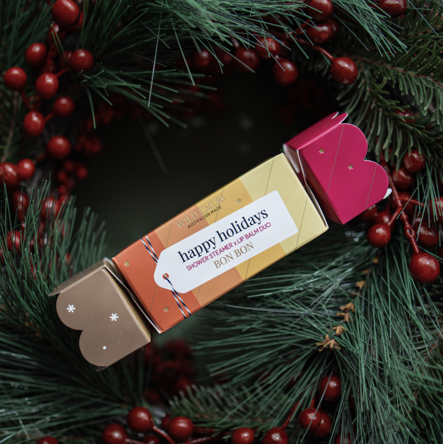 Bon Bon | Happy Holidays | Shower Steamer & Mini Lip Balm