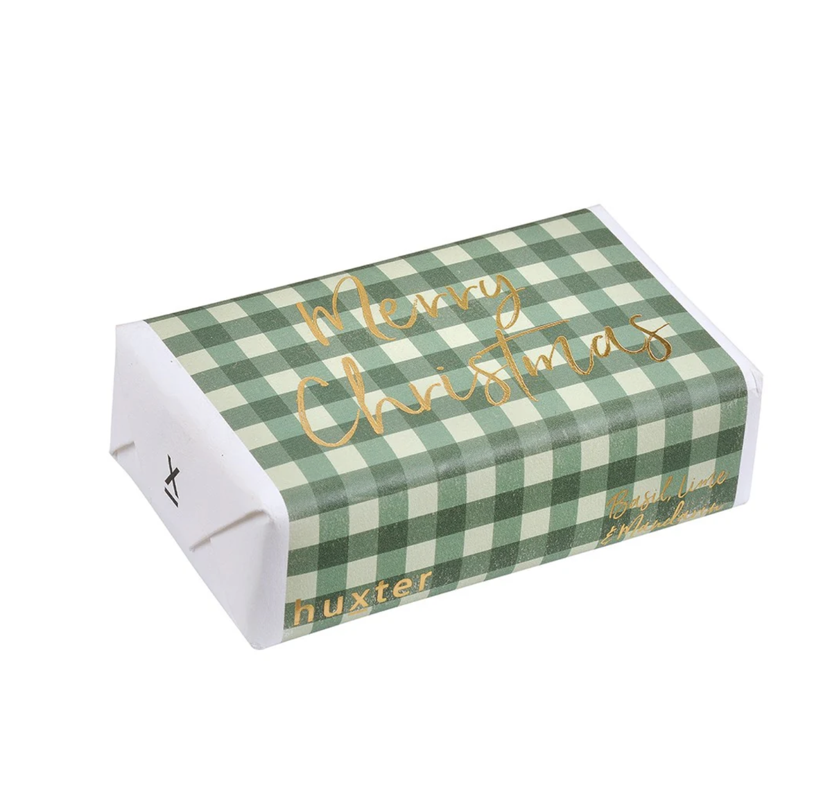 Soap Bar | Merry Christmas | Green Checks