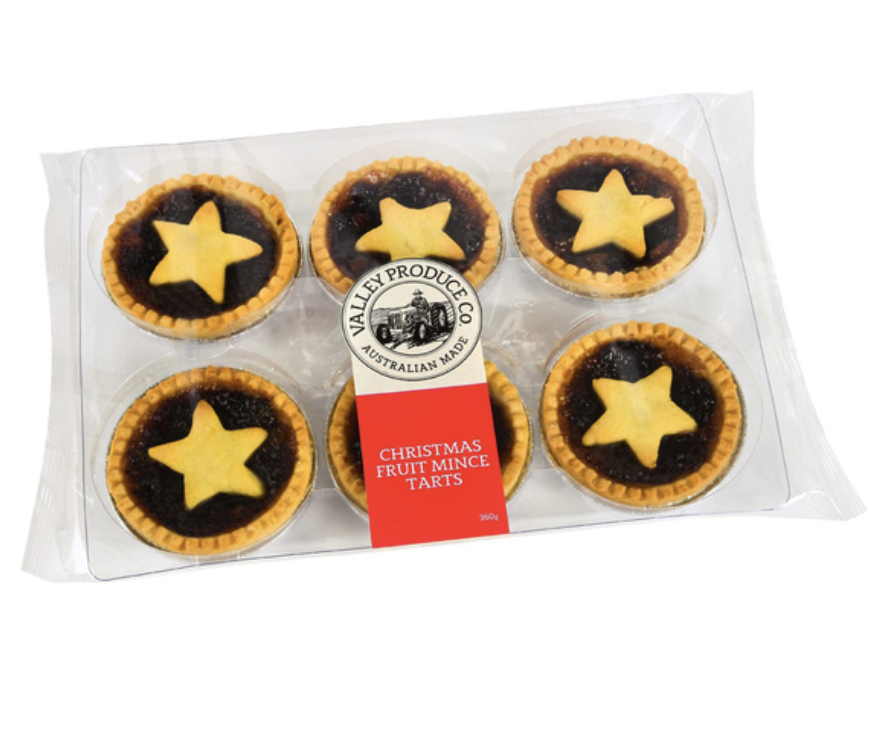 Valley Produce Co | Fruit Mince Tarts | 6 Pack