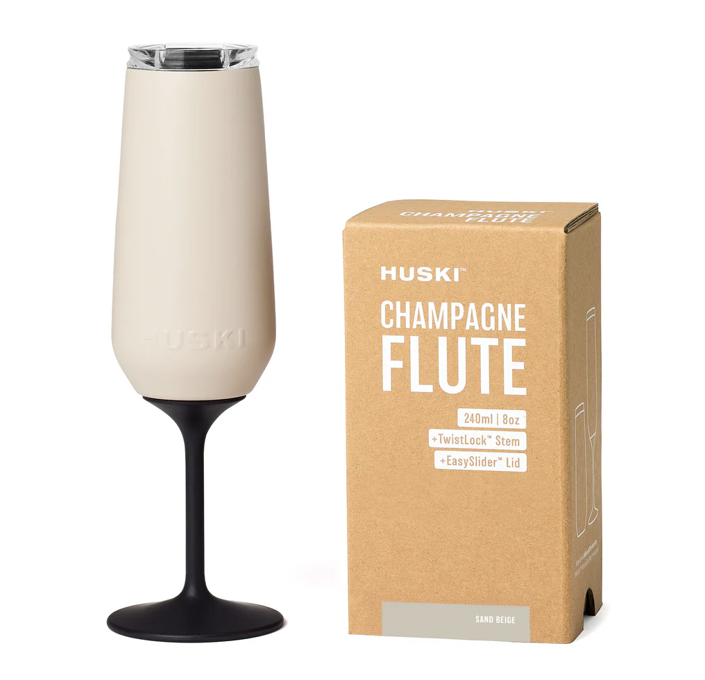 Huski Champagne Flute | Sand Beige