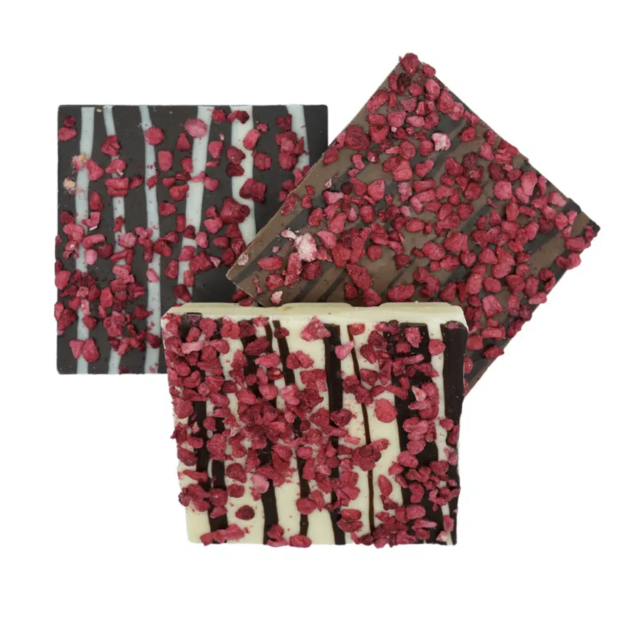 Small | Raspberry Smash Bar | White