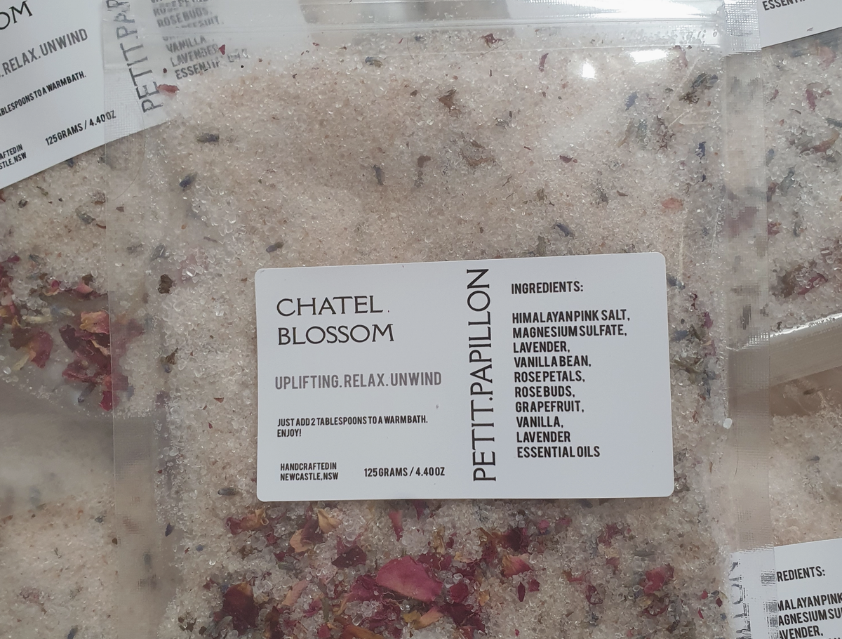 125g Bath Salts | Chantel Blossom