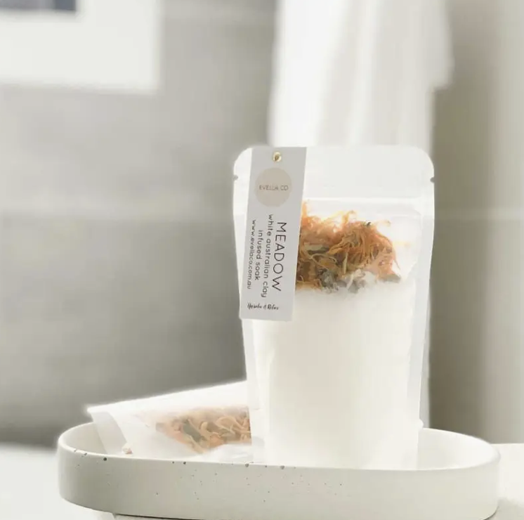 300g Clay Infused Salt Soak | Meadow