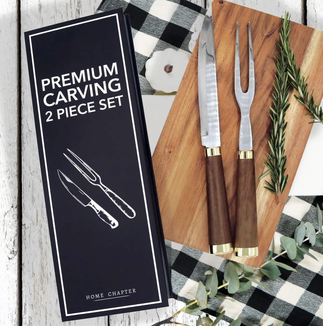 Premium Carving 2 Piece Book Box