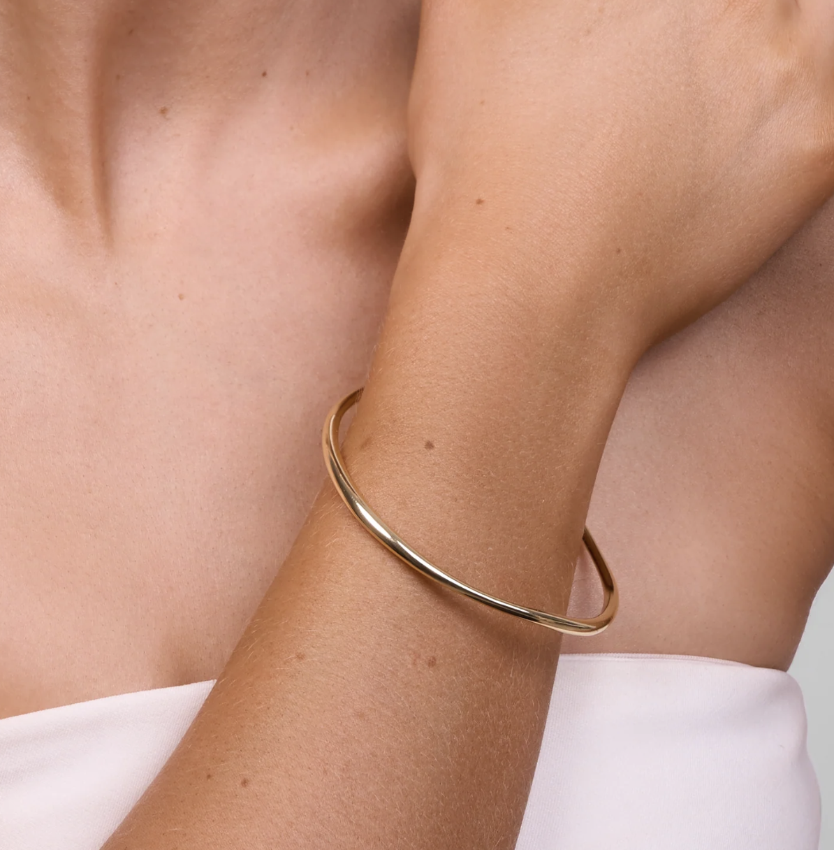 Louella Soft Gold Bangle