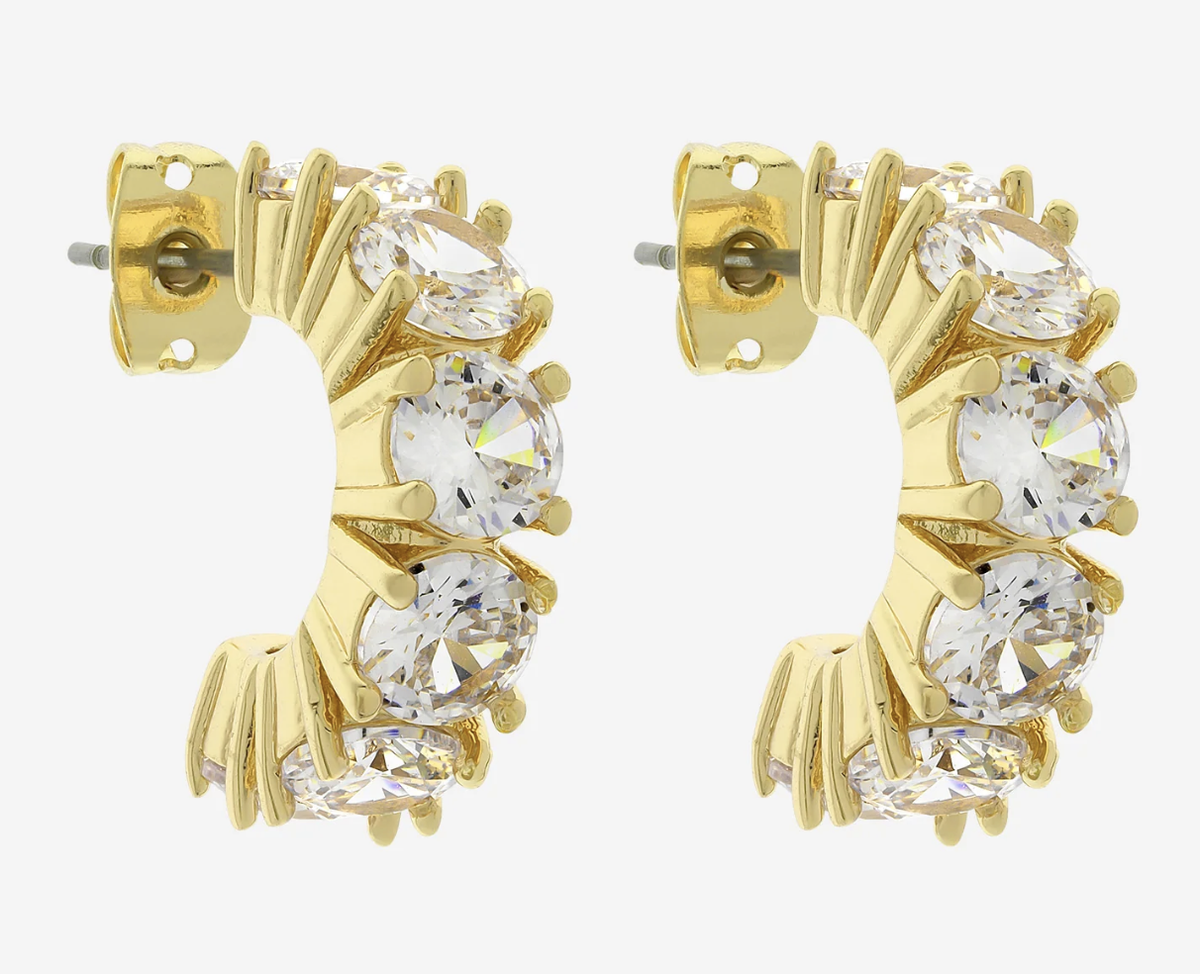 Vittoria Gold CZ Earring