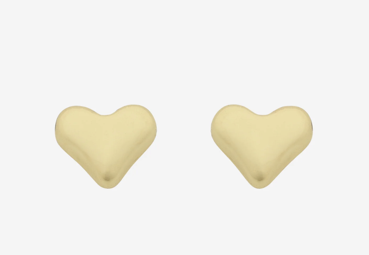 Mariel Soft Gold Heart Earring