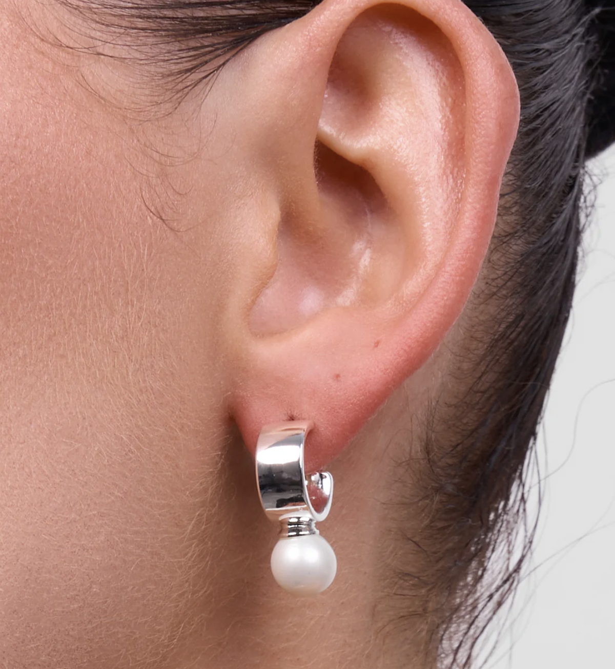 Hayley Silver Earring