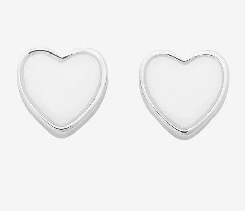Myra Silver Heart Stud