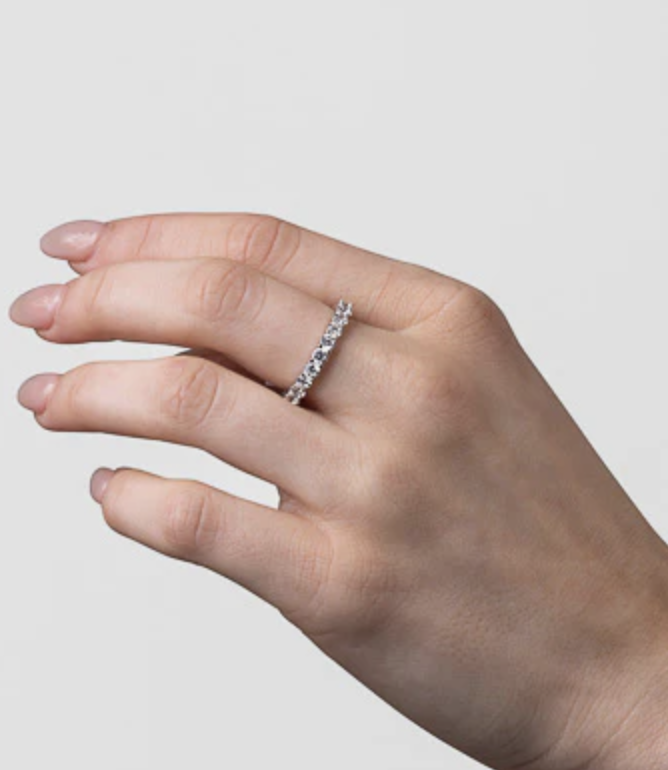 Dolce Vita Rhodium CZ Ring