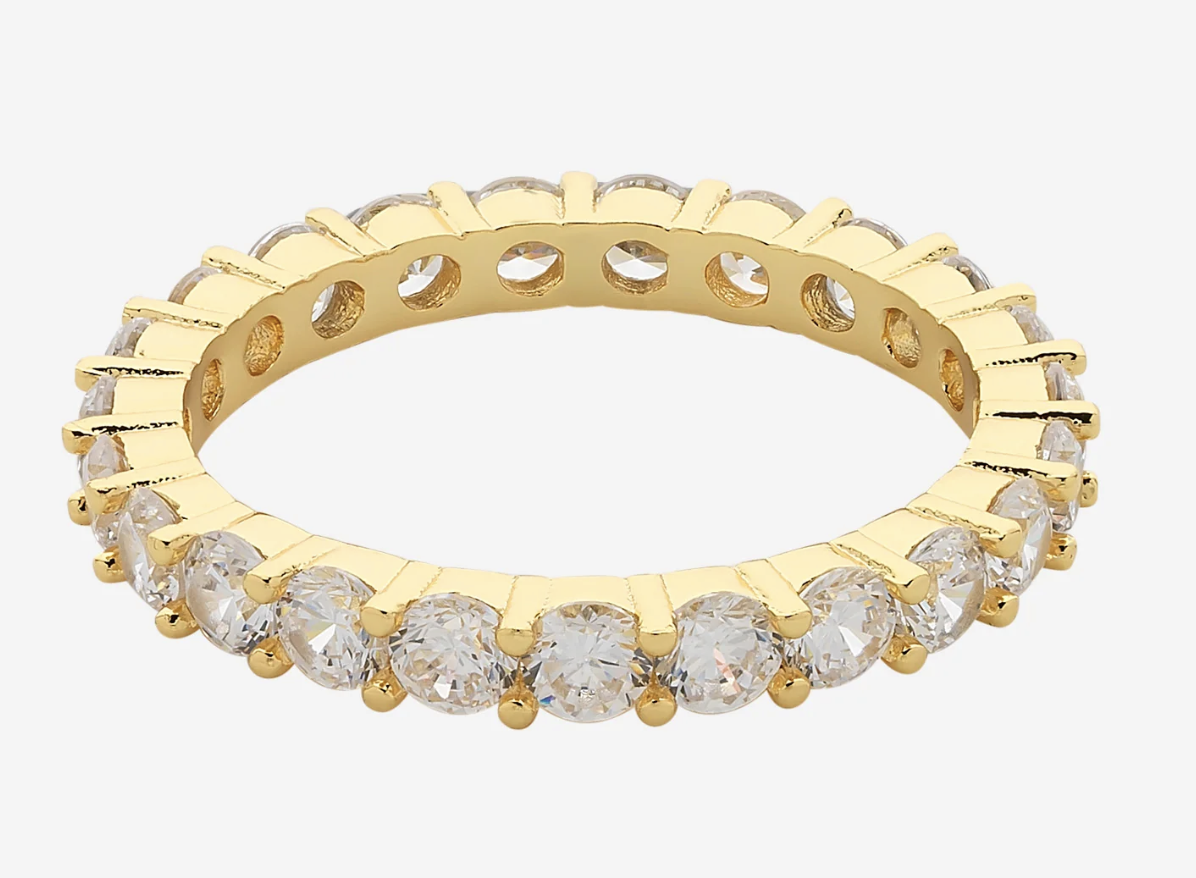 Dolce Vita Soft Gold CZ Ring