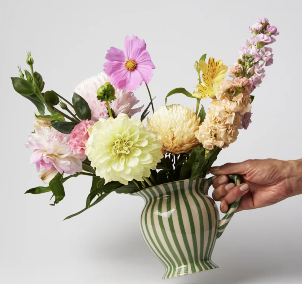 Pitcher Green Stripe