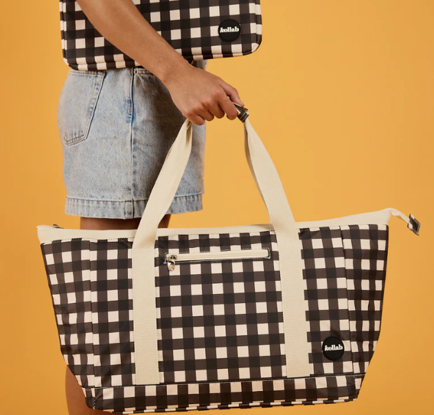 Tote Bag | Black Check