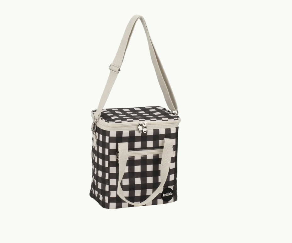 Mini Cooler | Black Check