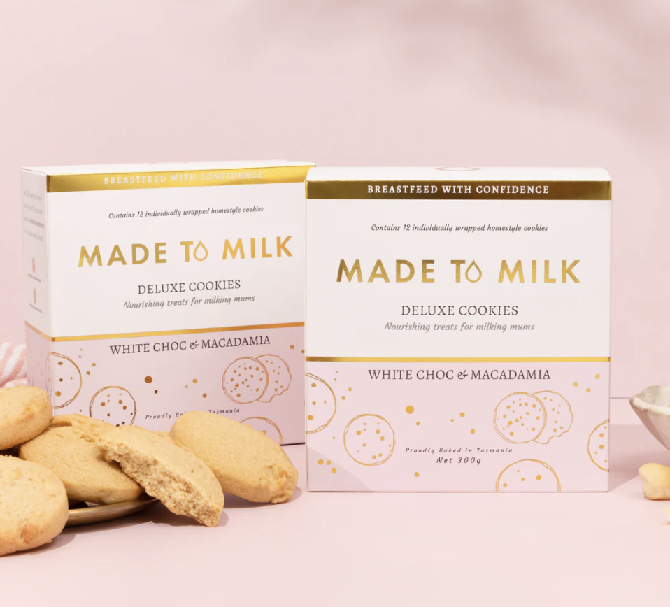 Lactation Cookies | White Choc & Macadamia