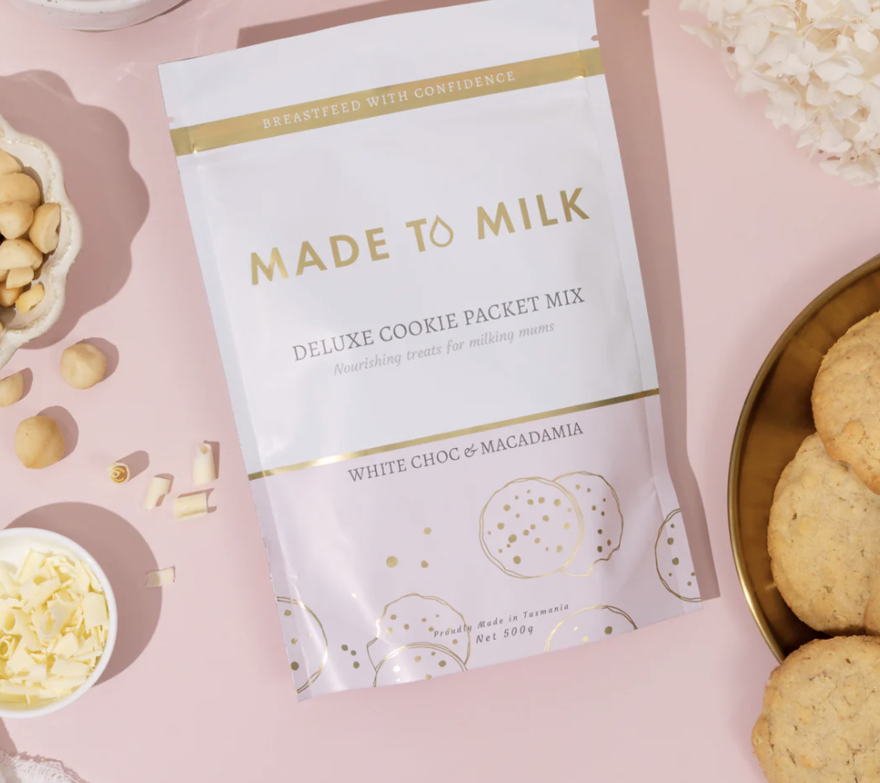 White Choc & Macadamia Packet Mix