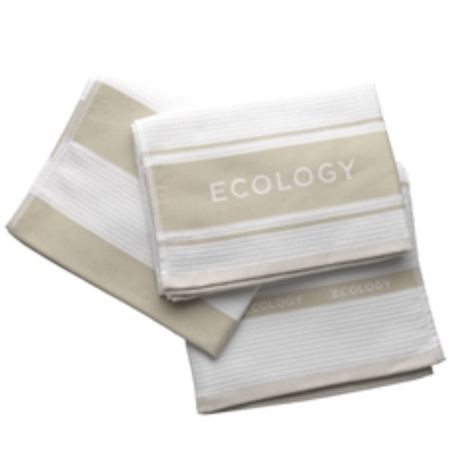 Fold Set of 3 Tea Towel | Pumice