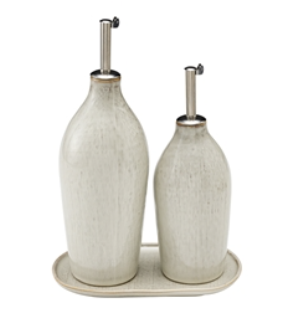 Linen Oil & Vinegar Set | Birch