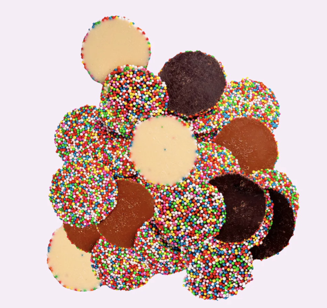 Mixed Milk, Dark & White Chocolate Freckles