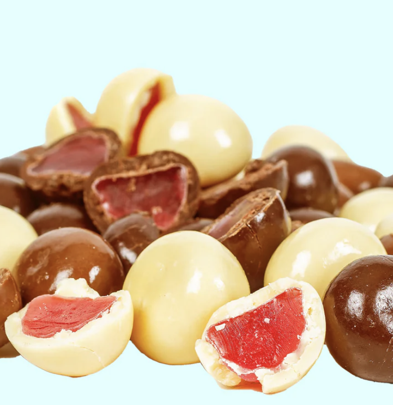 130g | Mixed Chocolate Raspberries