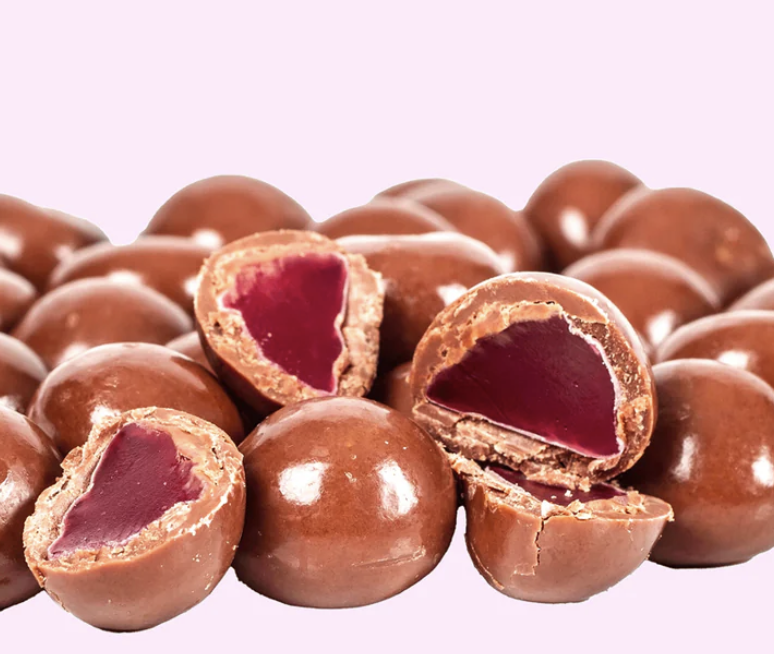 130g | Milk Chocolate Raspberries