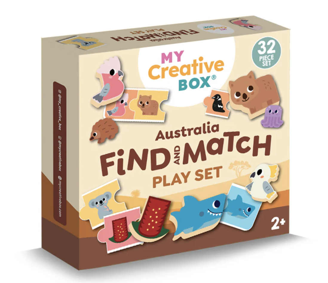 Aussie Animals | Find & Match Playset