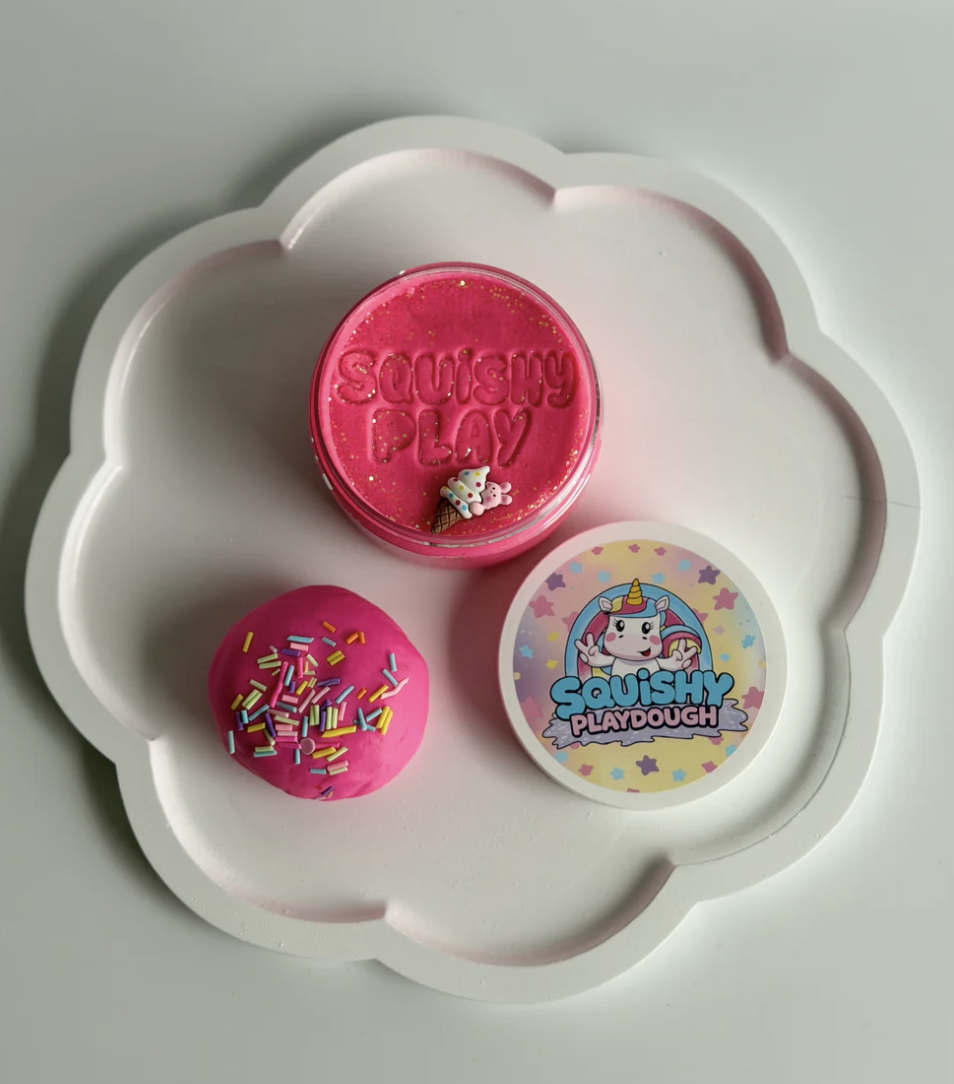 250g Playdough Tub | Pink Playdough