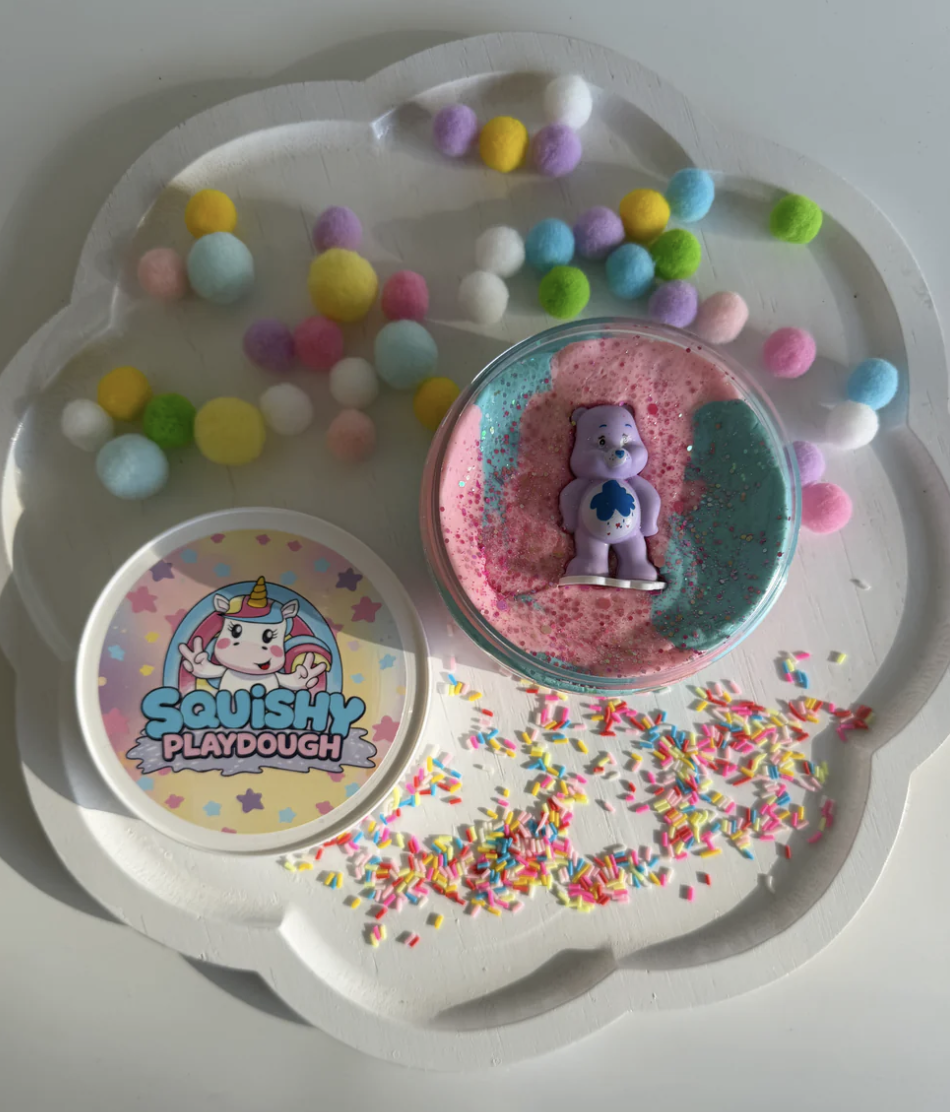250g Playdough Tub | Care Bears