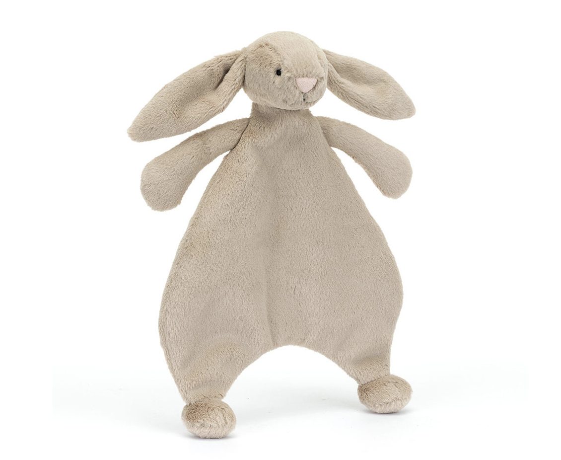 Bashful Beige Bunny Comforter