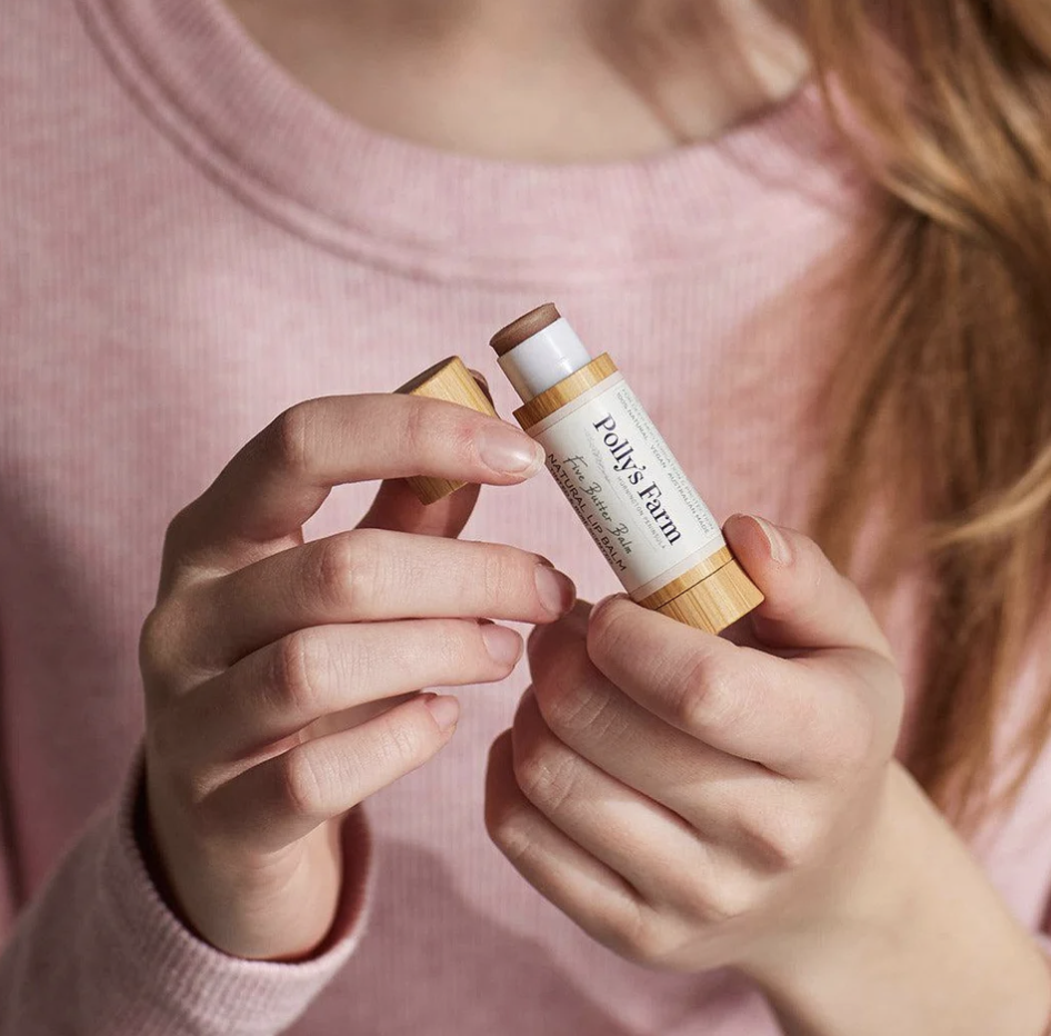 Natural Lip Balm | Tinted & Rose Scented