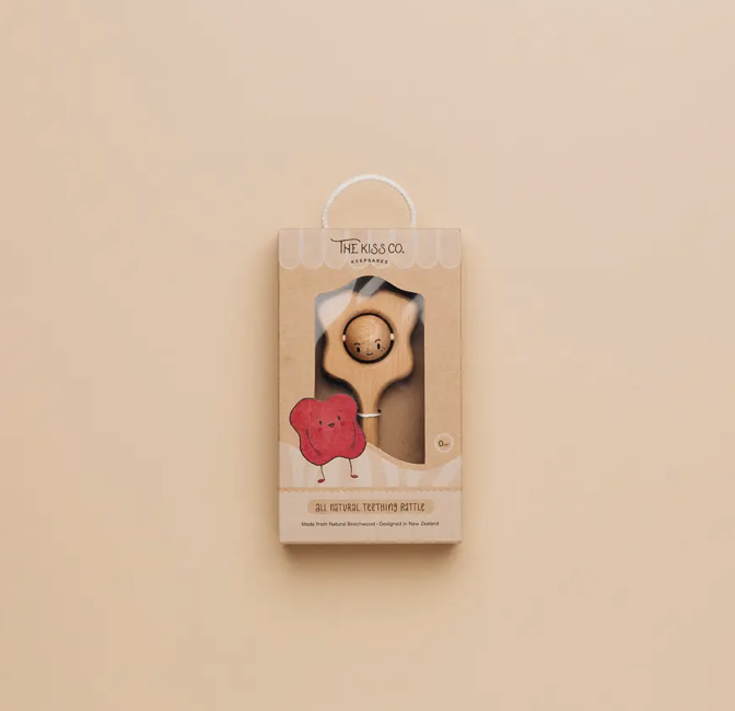 All Natural Teething Rattle