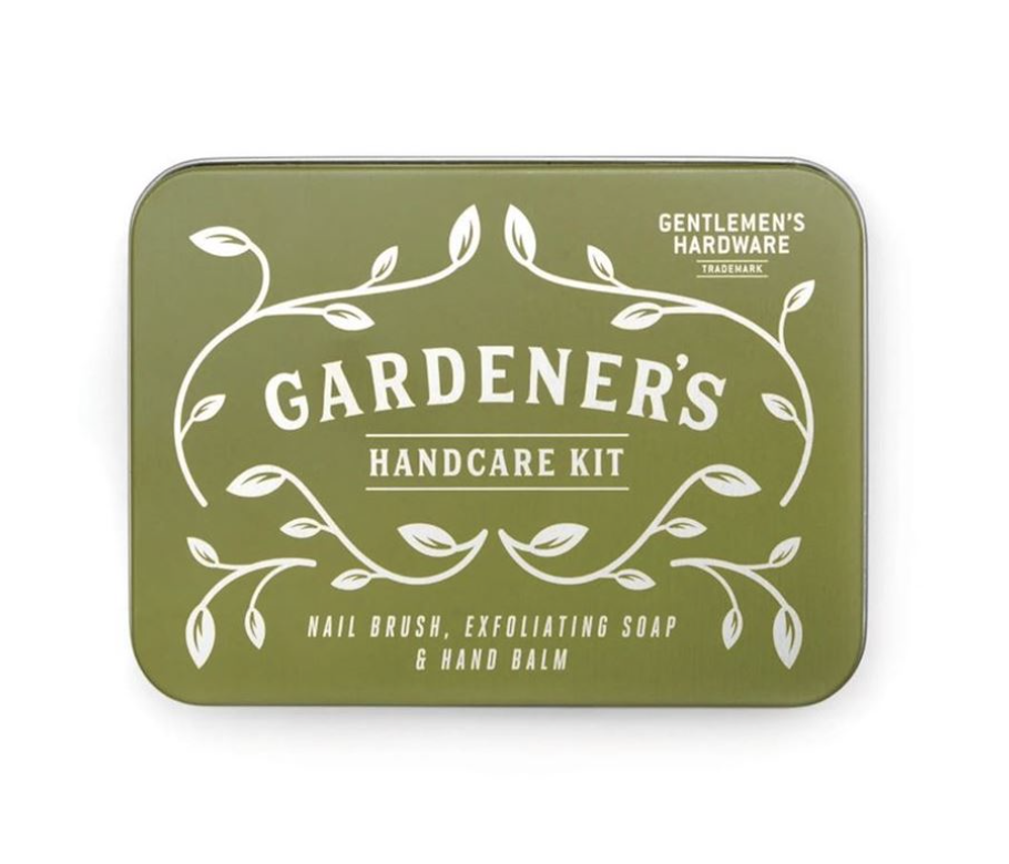 Gardener's Tin Gift Set | Nail Brush, Soap, Balm