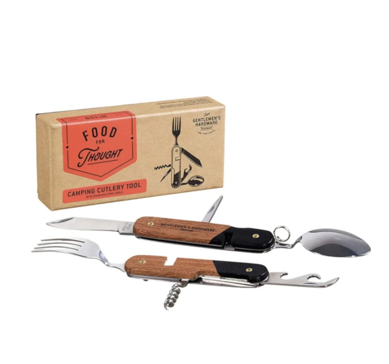 Camping Cutlery Tool | Wood