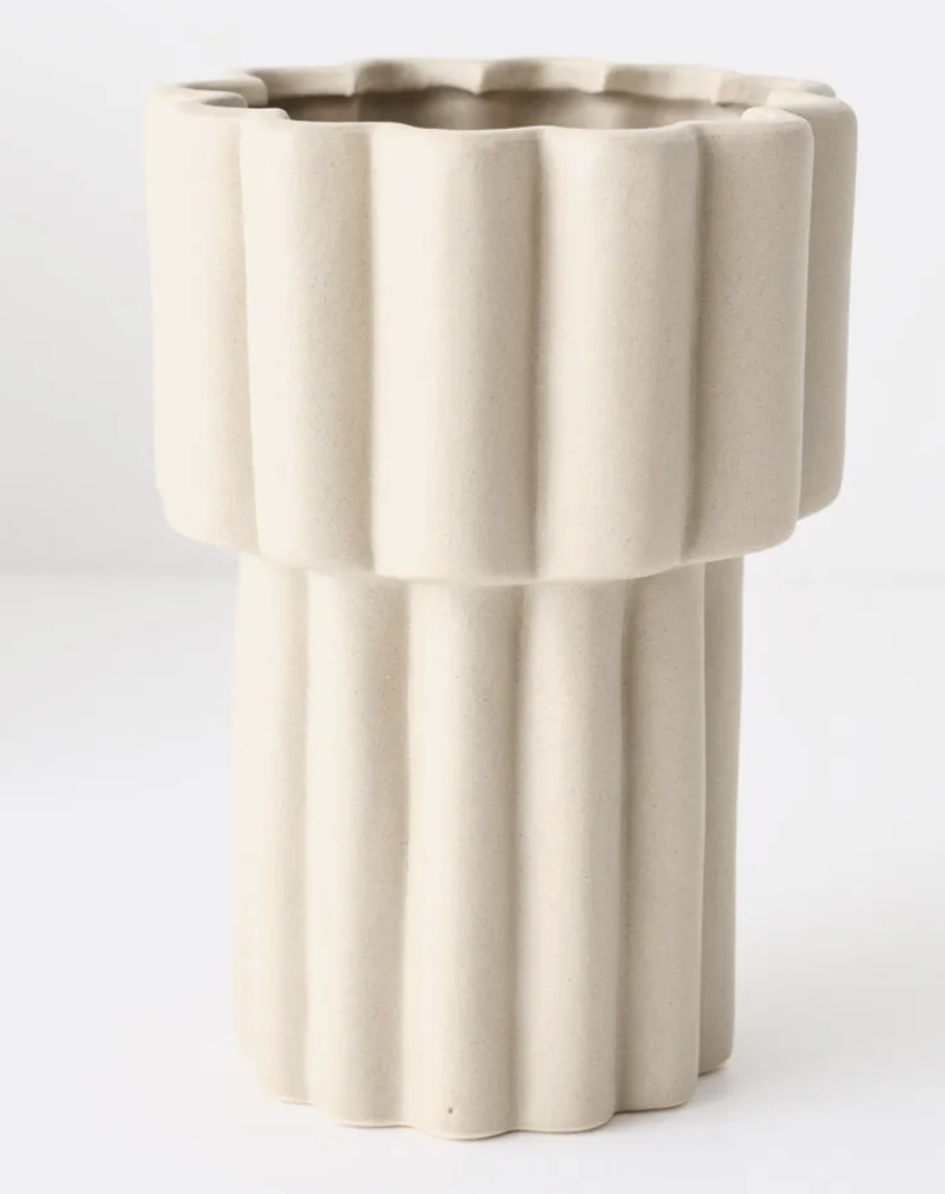 Gustel Pot | Putty | Large