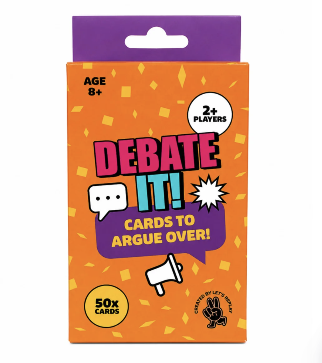 Let's Replay | Debate It Mini Card Game (50 Cards)