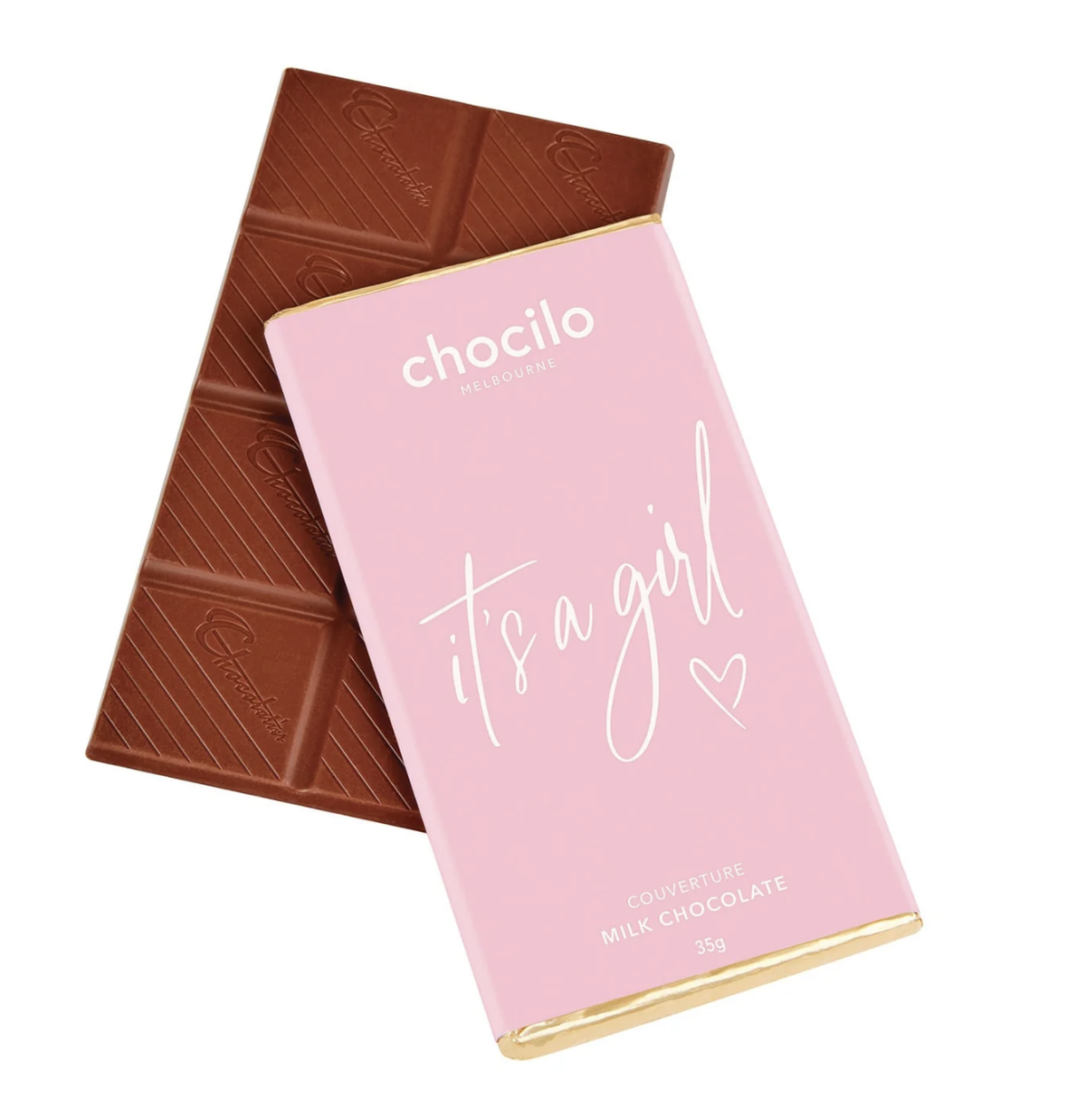 It's a Girl | Milk Chocolate Block