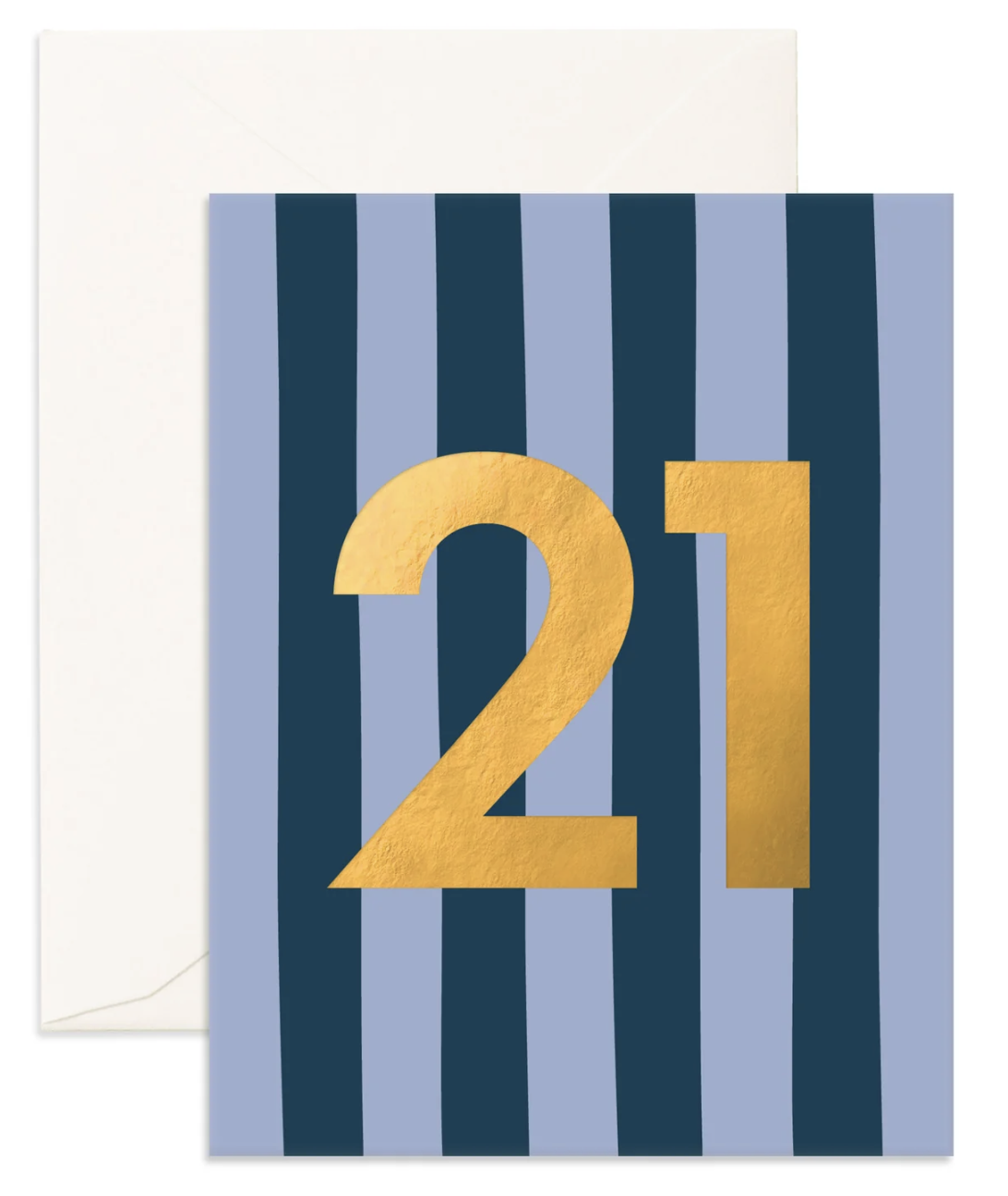 Greeting Card | No. 21 Navy Stripe
