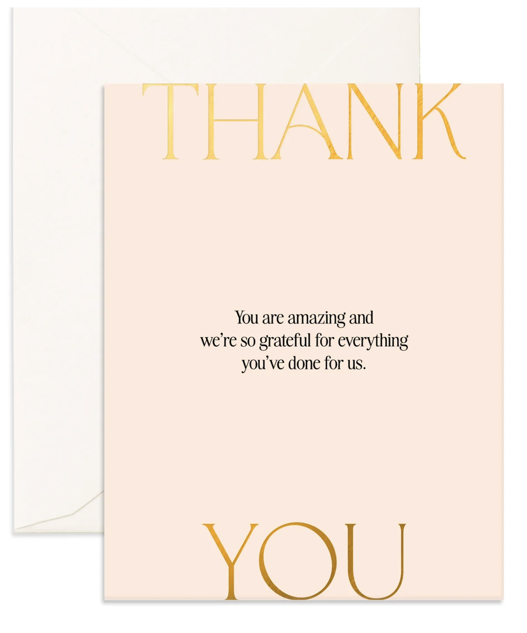 Greeting Card | Thank You Ivory