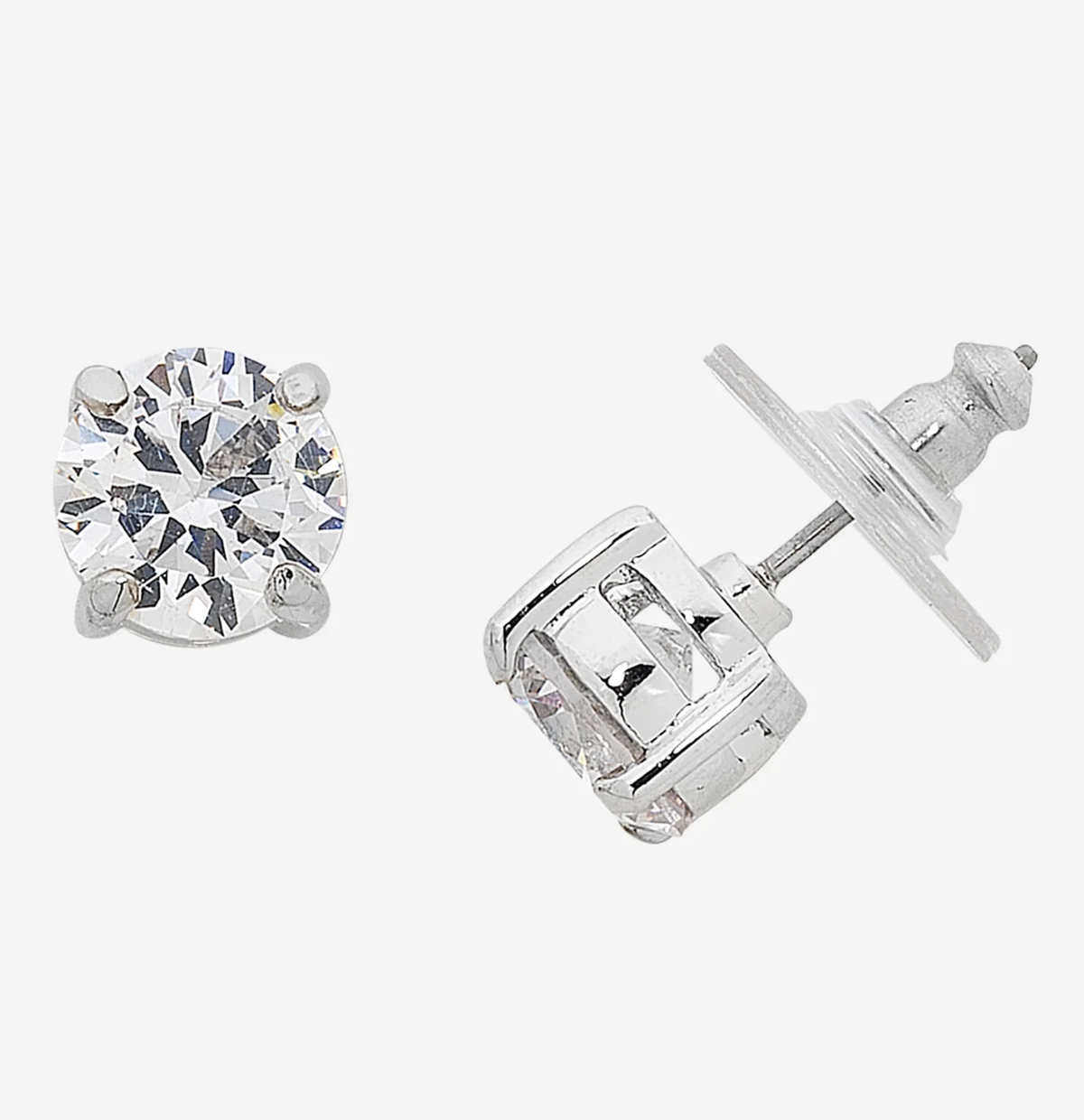 Ballet Silver Stud Earring