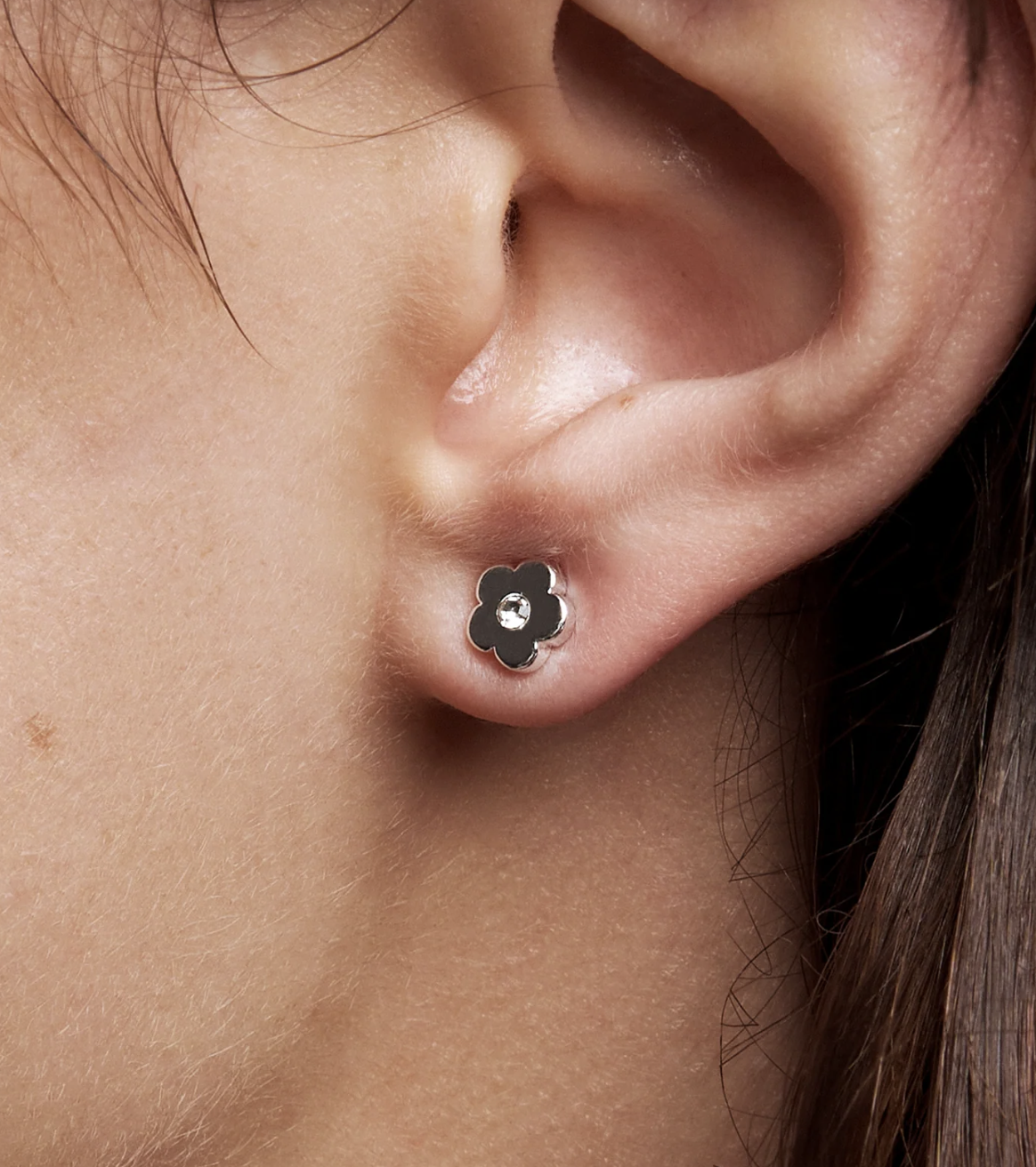 Petite Poppet Silver Earring