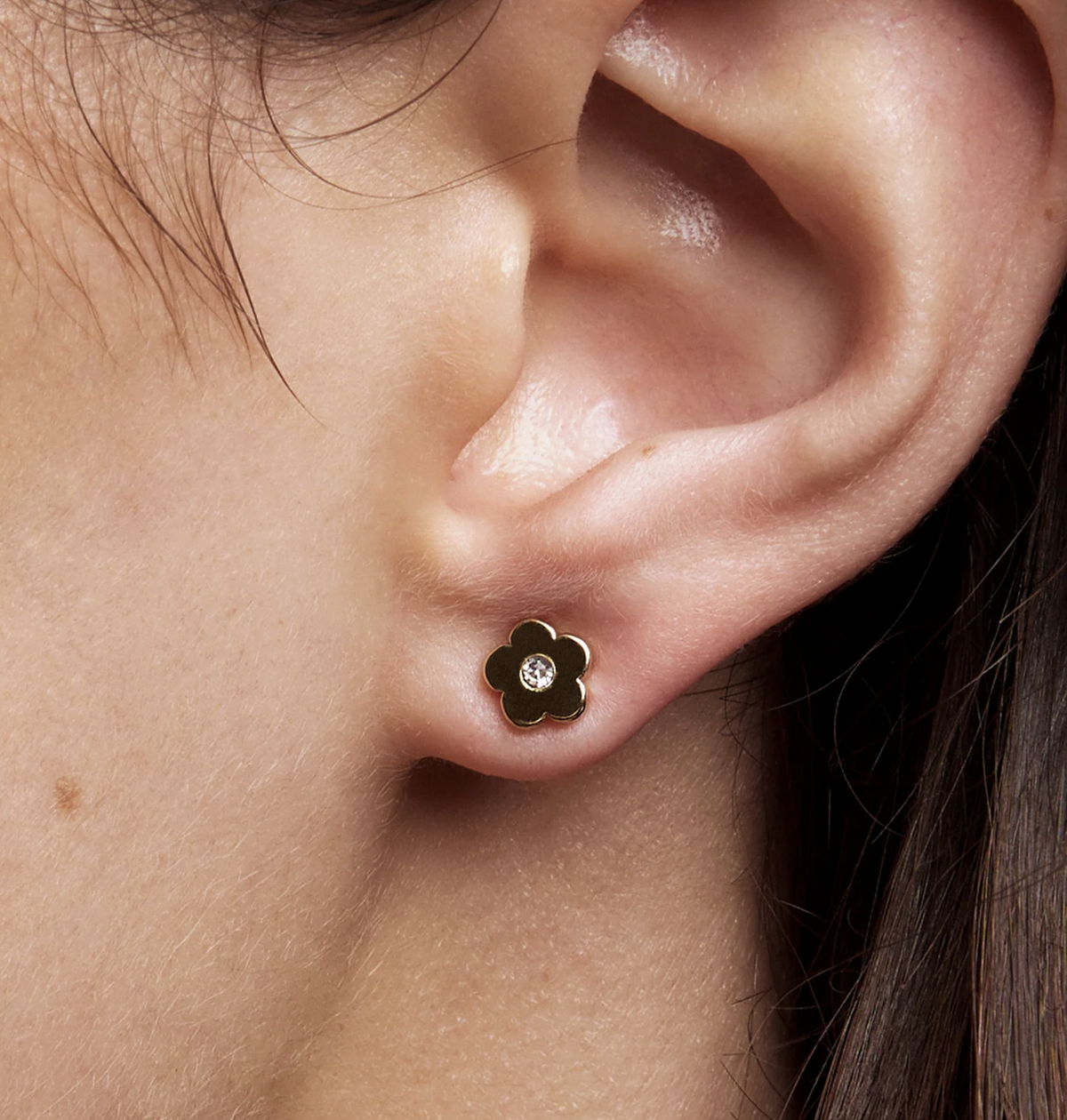 Petite Poppet Gold Earring